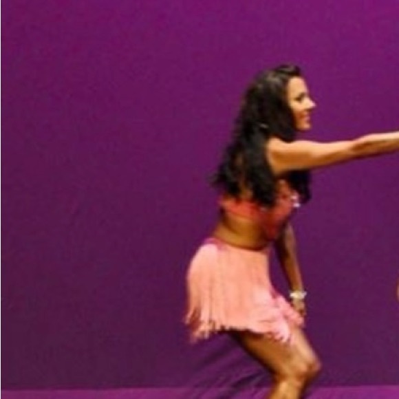 Ballroom Latin salsa rumba fringe dress - Picture 5 of 6